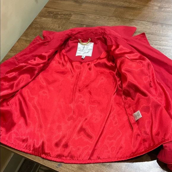 Milly of New York Jacket Women’s size 6 Red Spring jacket lightweight lined. - Picture 9 of 10